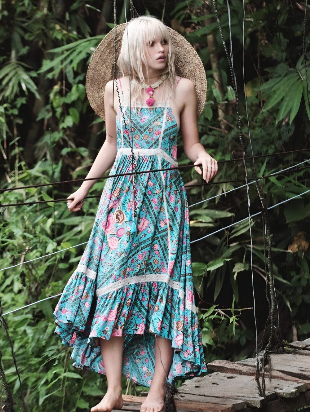 Spell Babushka Midi Dress